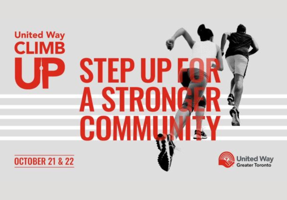 United Way Greater Toronto challenges you to ClimbUP the CN Tower to end poverty